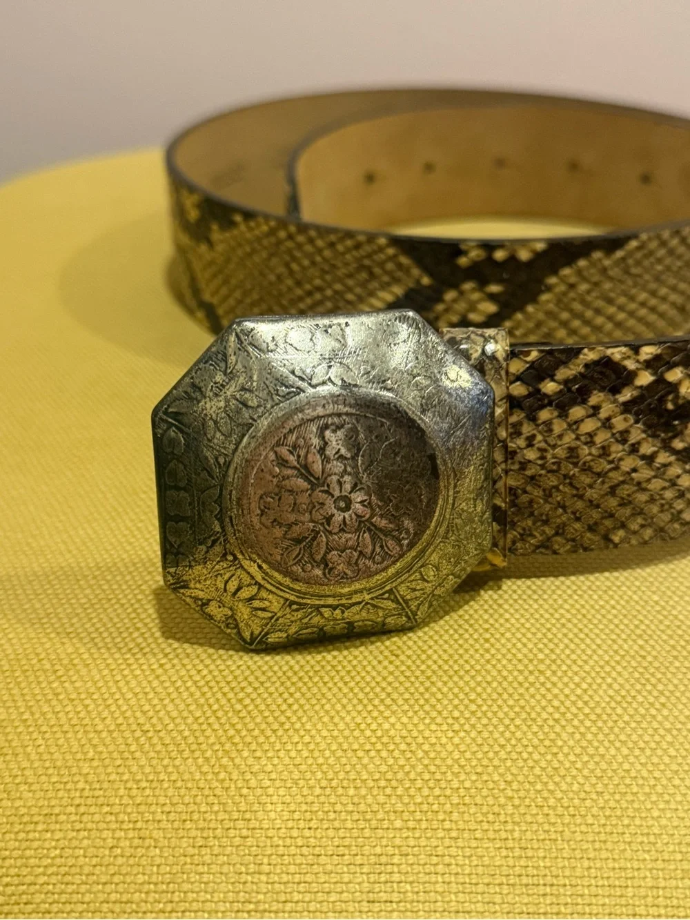 Vintage Nordstrom Leather Belt Made in Italy